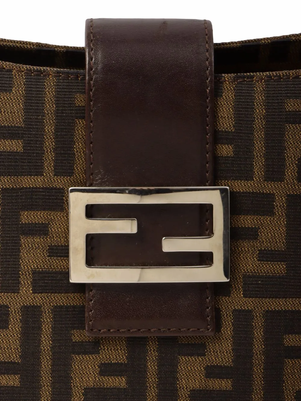 фото Fendi pre-owned сумка на плечо с узором zucca