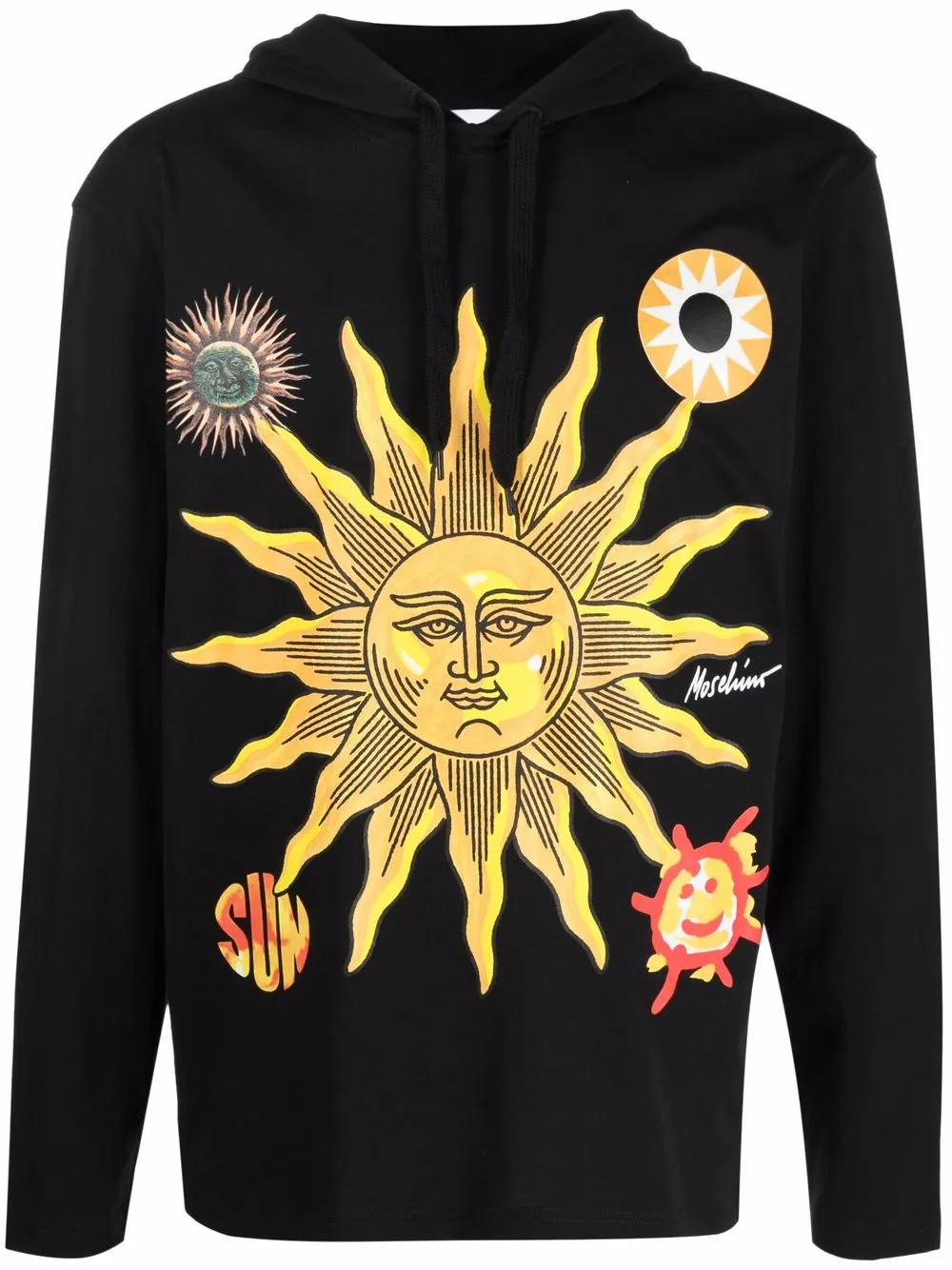 

Moschino sudadera con capucha Sun in Splendor - Negro