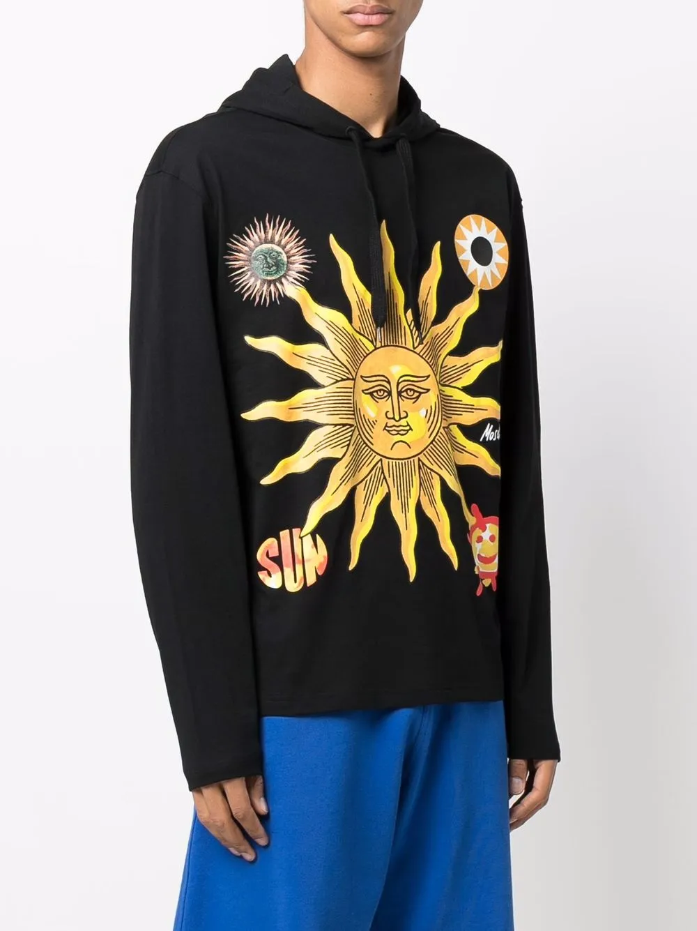 фото Moschino худи с принтом sun in splendor
