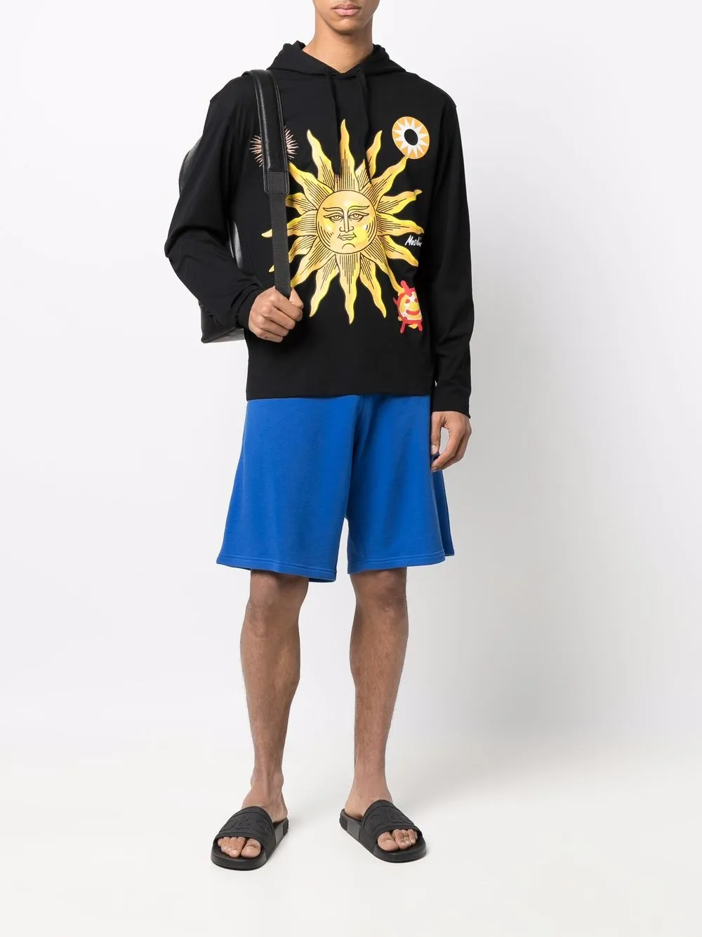фото Moschino худи с принтом sun in splendor