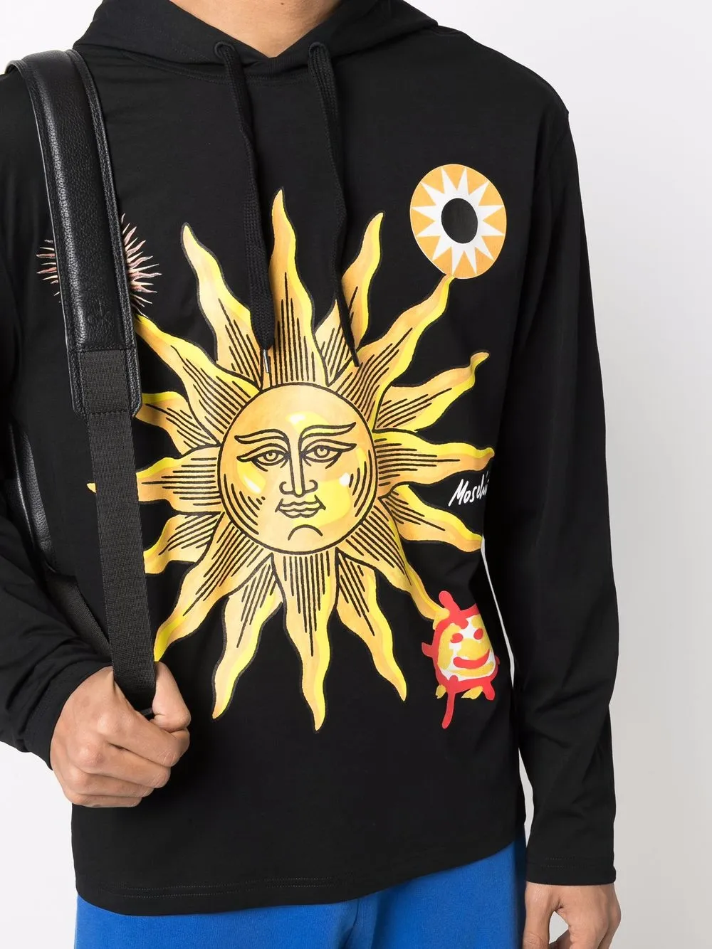 фото Moschino худи с принтом sun in splendor