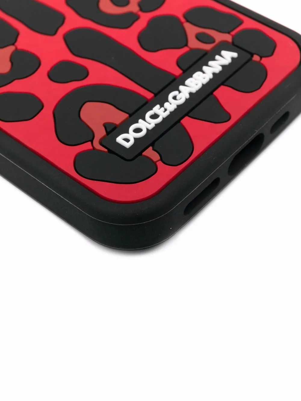 Shop Dolce & Gabbana Leopard-print Iphone 12 Pro Case In Schwarz