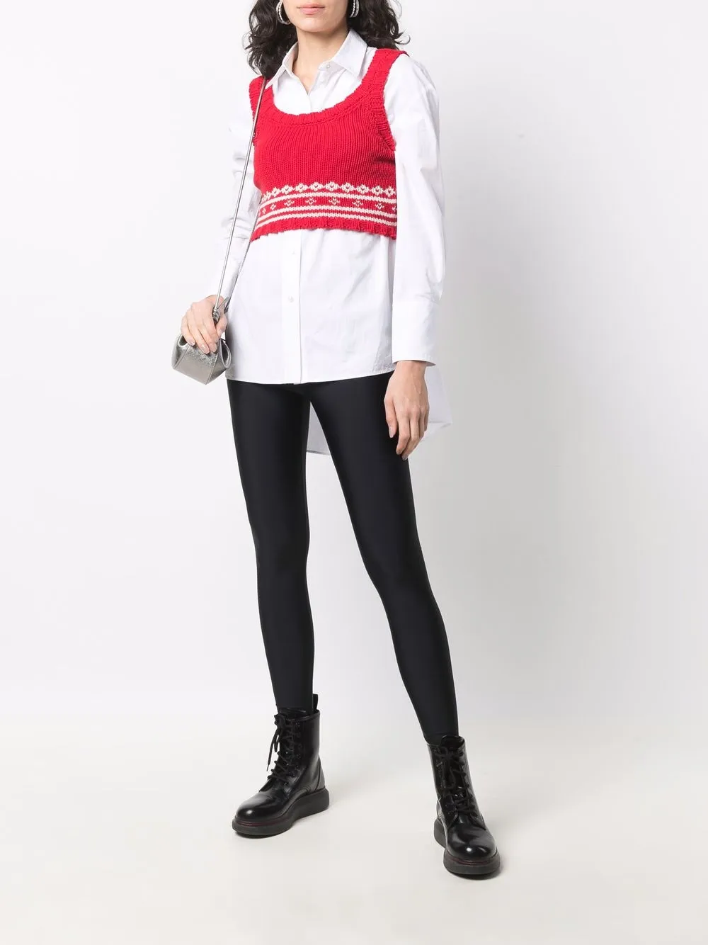 фото Red valentino топ в технике кроше