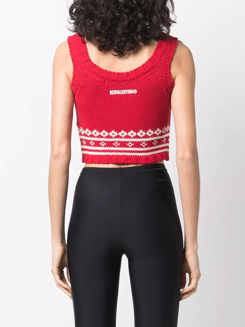 фото Red valentino топ в технике кроше