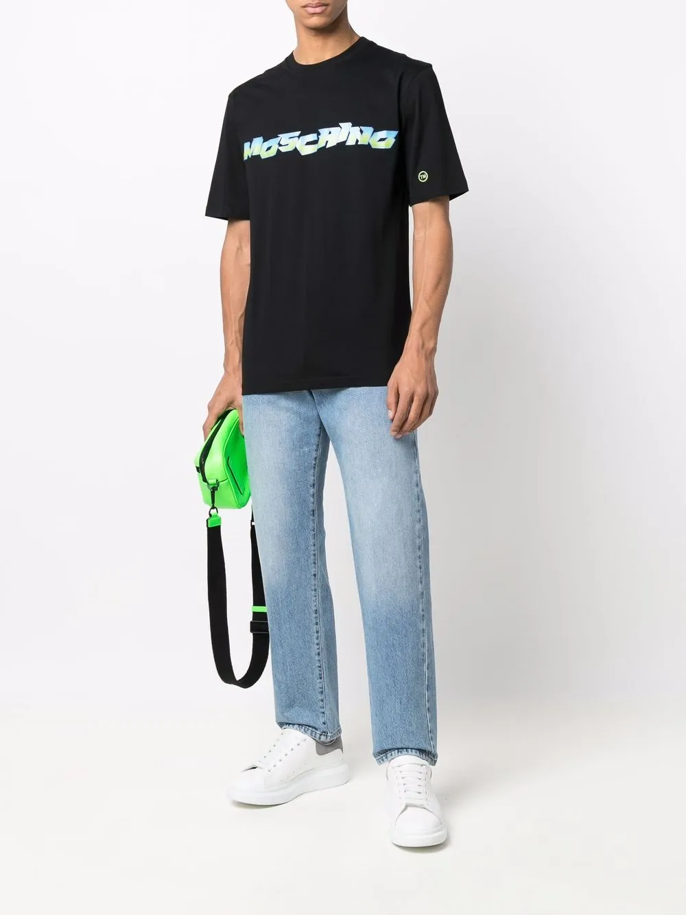 фото Moschino футболка с логотипом