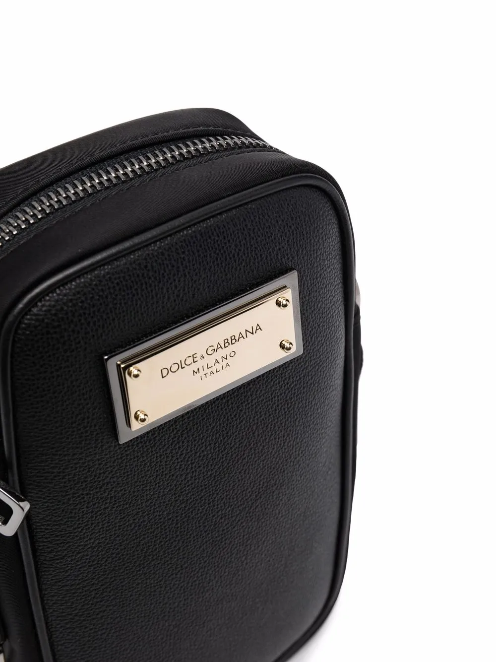 фото Dolce & gabbana сумка-мессенджер с нашивкой-логотипом