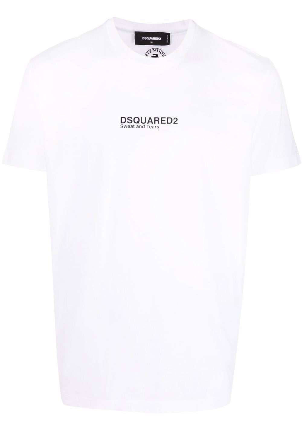 Image 1 of Dsquared2 logo-print cotton T-shirt