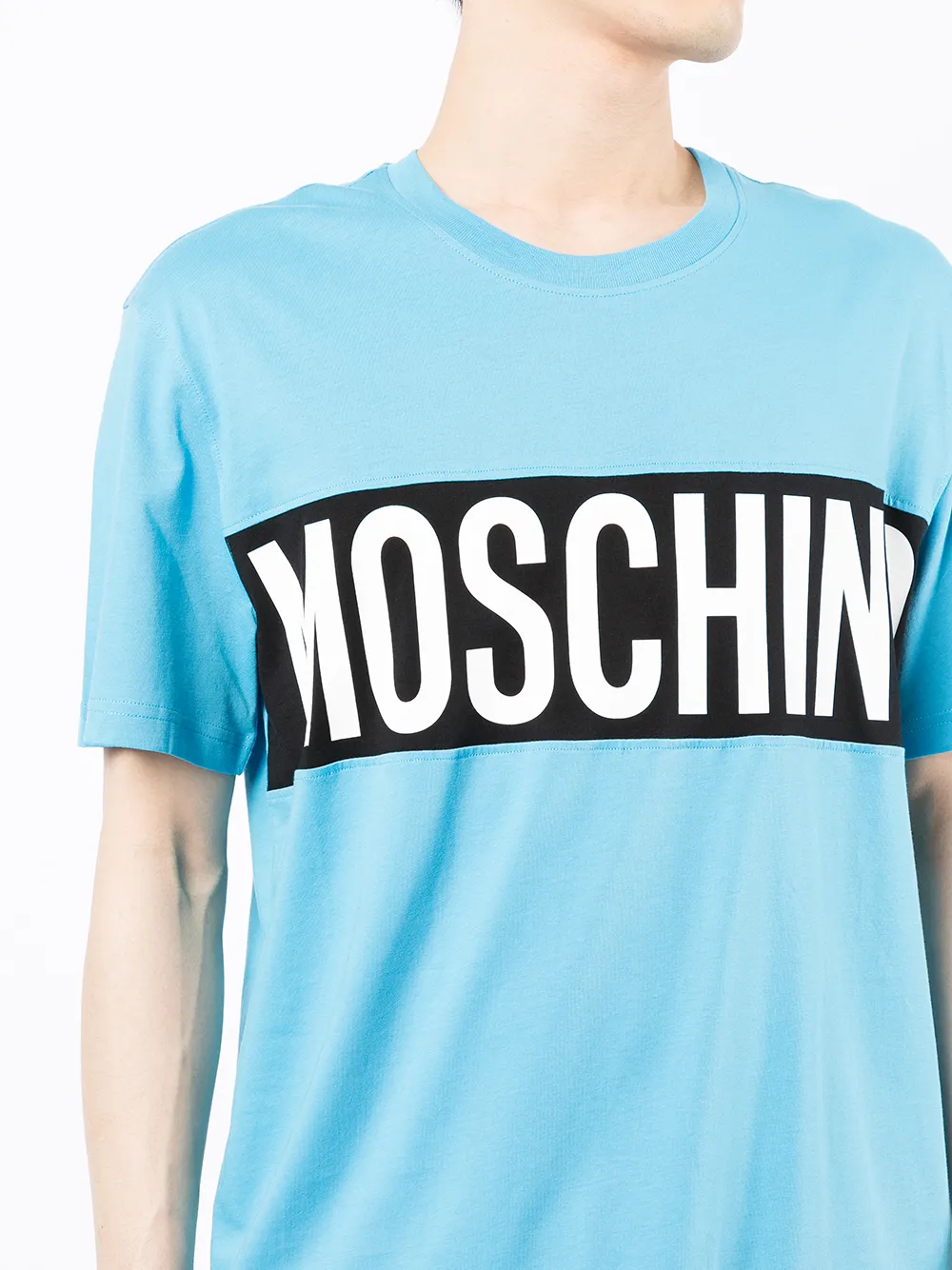 фото Moschino футболка с логотипом