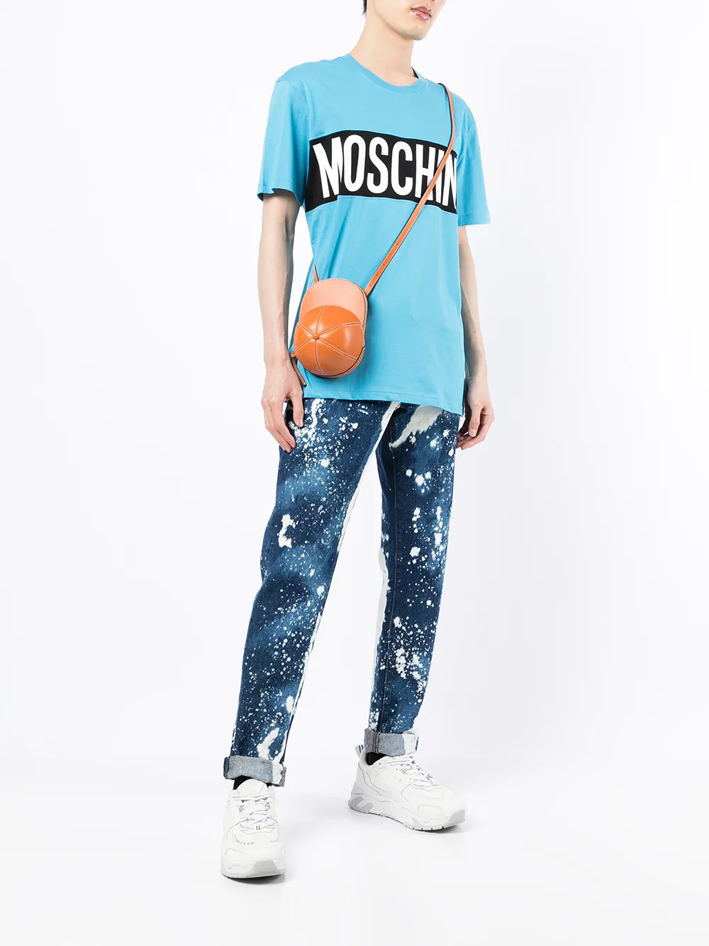 фото Moschino футболка с логотипом