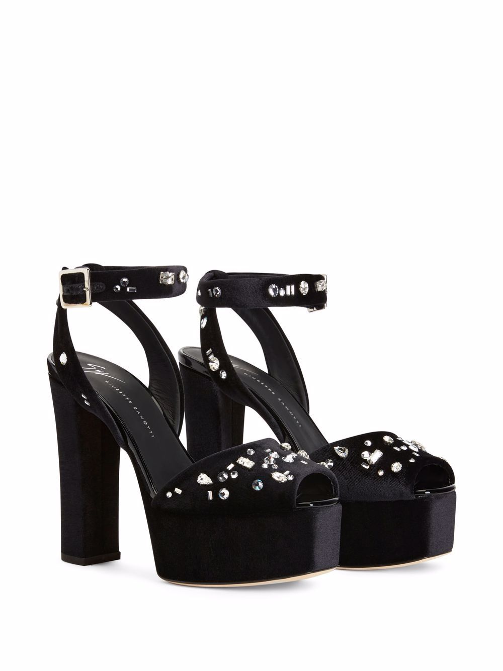 Image 2 of Giuseppe Zanotti Betty suede sandals