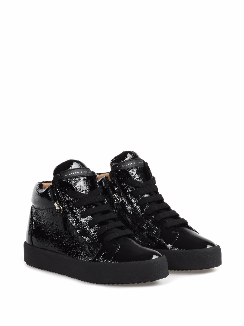 Giuseppe Zanotti Justy sneakers van leer - Zwart