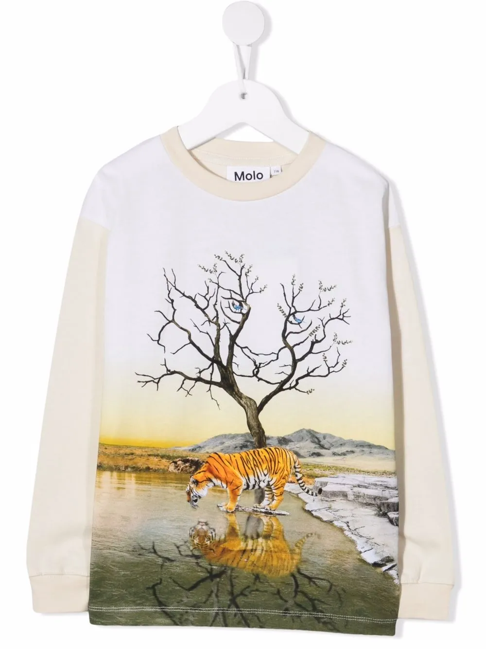 

Molo playera con motivo Imagine Tiger - Neutro