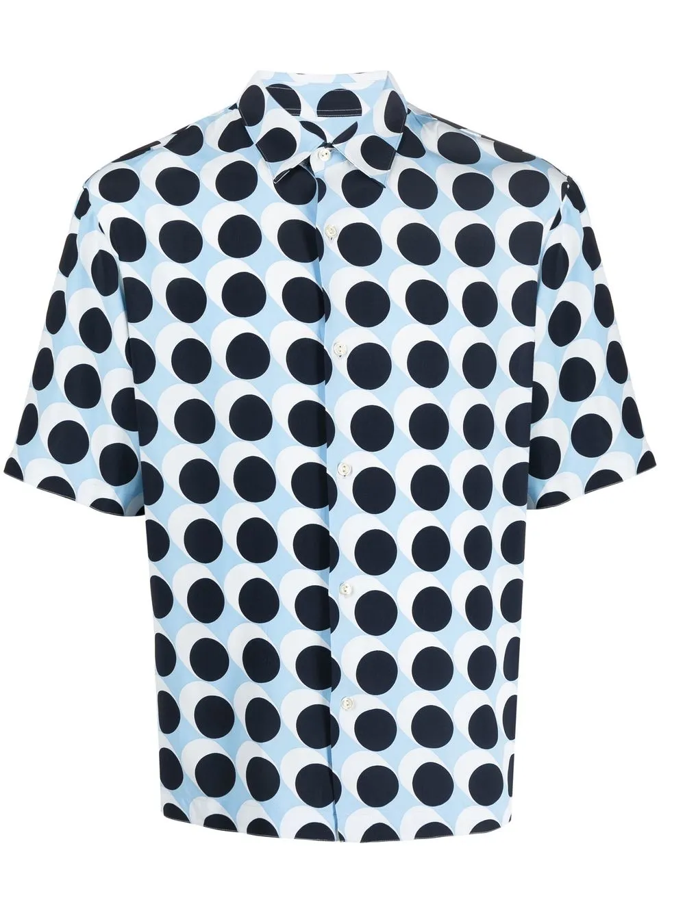 

SANDRO polka-dot print short-sleeve shirt - Blue