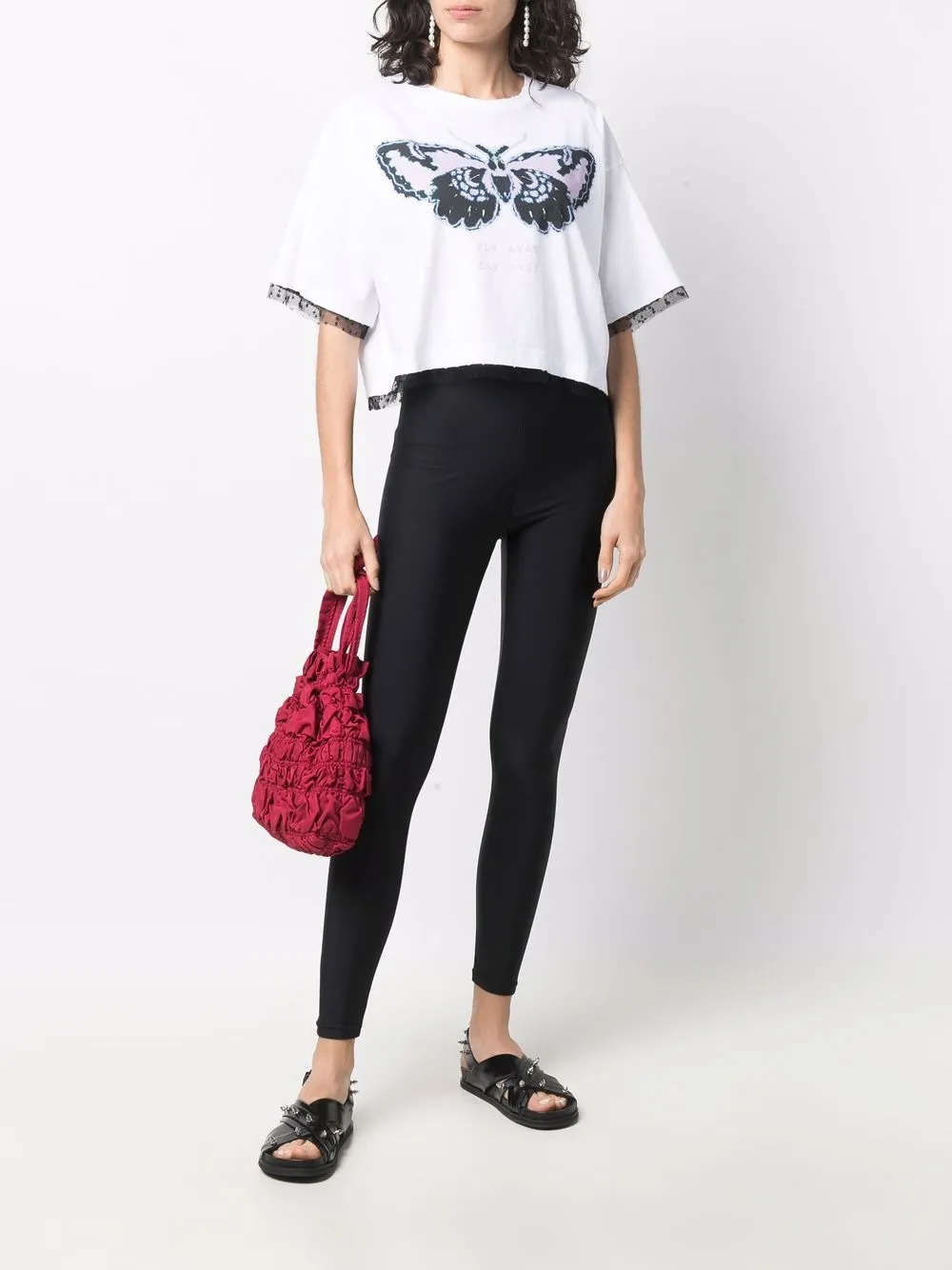red valentino leggings