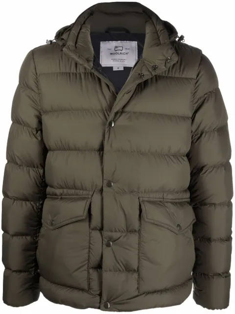 Woolrich feather-down Hooded Puffer 