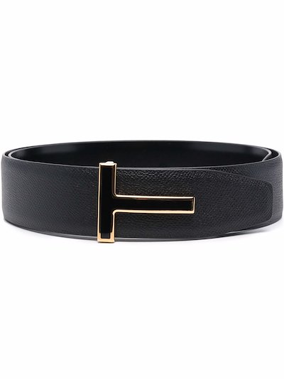 TOM FORD T-buckle belt black | MODES