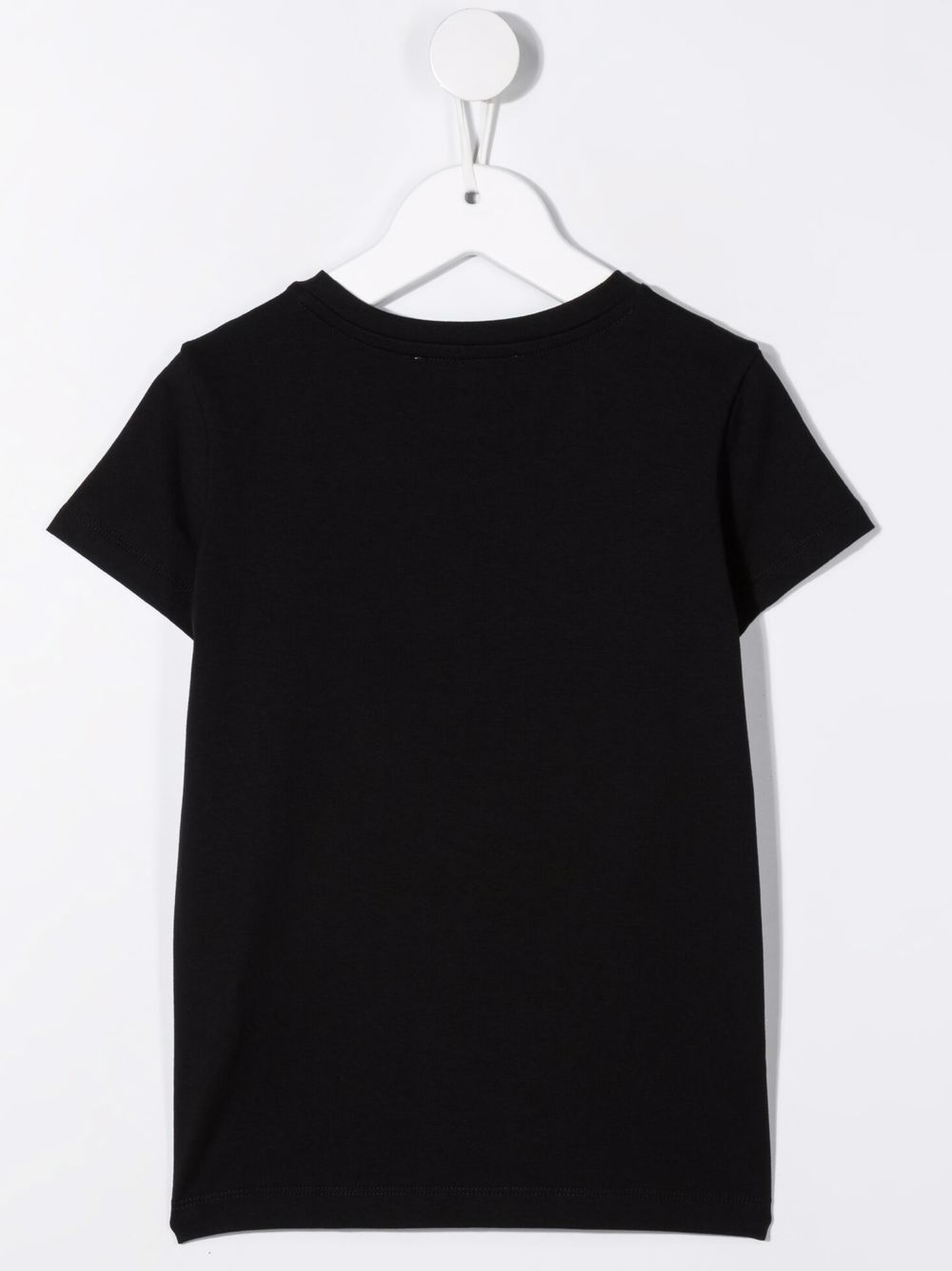 Shop Emilio Pucci Junior Logo-print Cotton T-shirt In Black