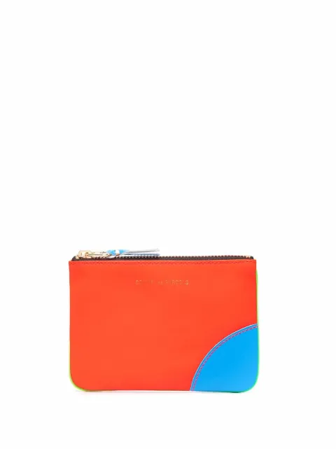 Comme Des Garçons Wallet cartera Super Fluo
