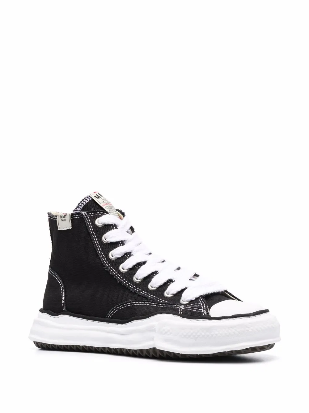 high-top lace-up sneakers