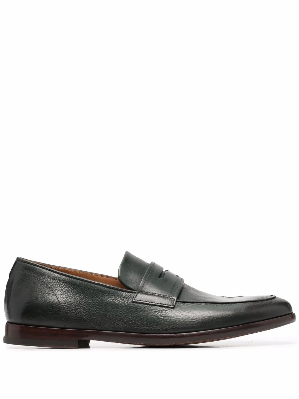 

Doucal's Penny slip-on loafers - Green