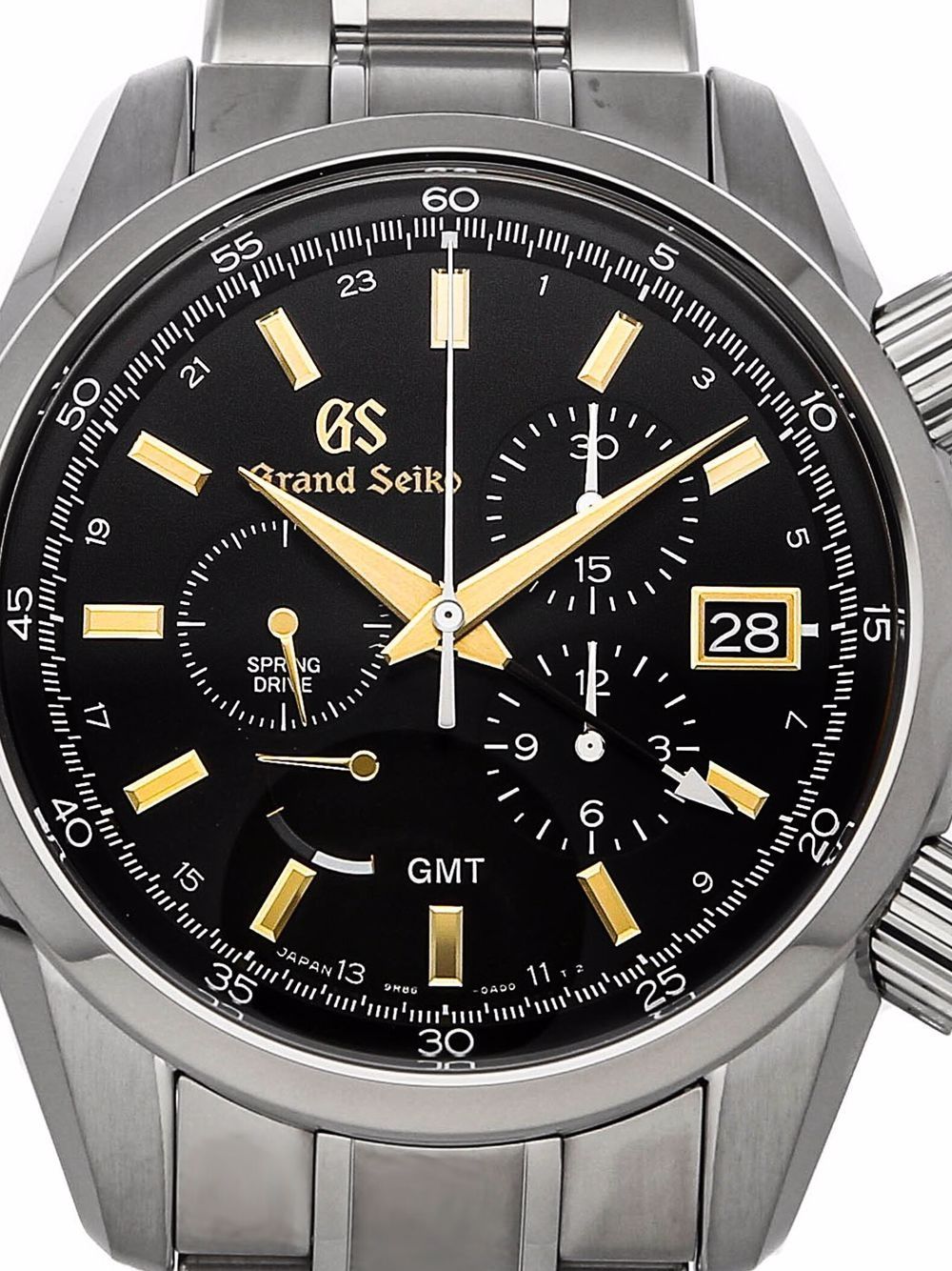 фото Grand seiko наручные часы sport collection spring drive chronograph gmt pre-owned 43 мм