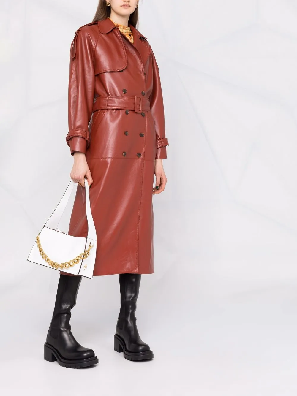 фото Manu atelier сумка на плечо kesme с цепочкой