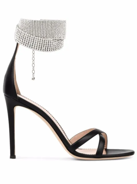 Giuseppe Zanotti Janell crystal ankle-strap sandals