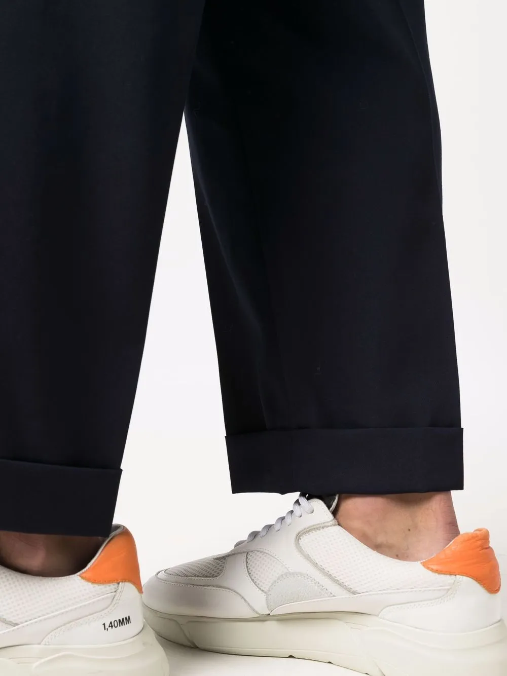 A.P.C. Cropped pantalon Blauw