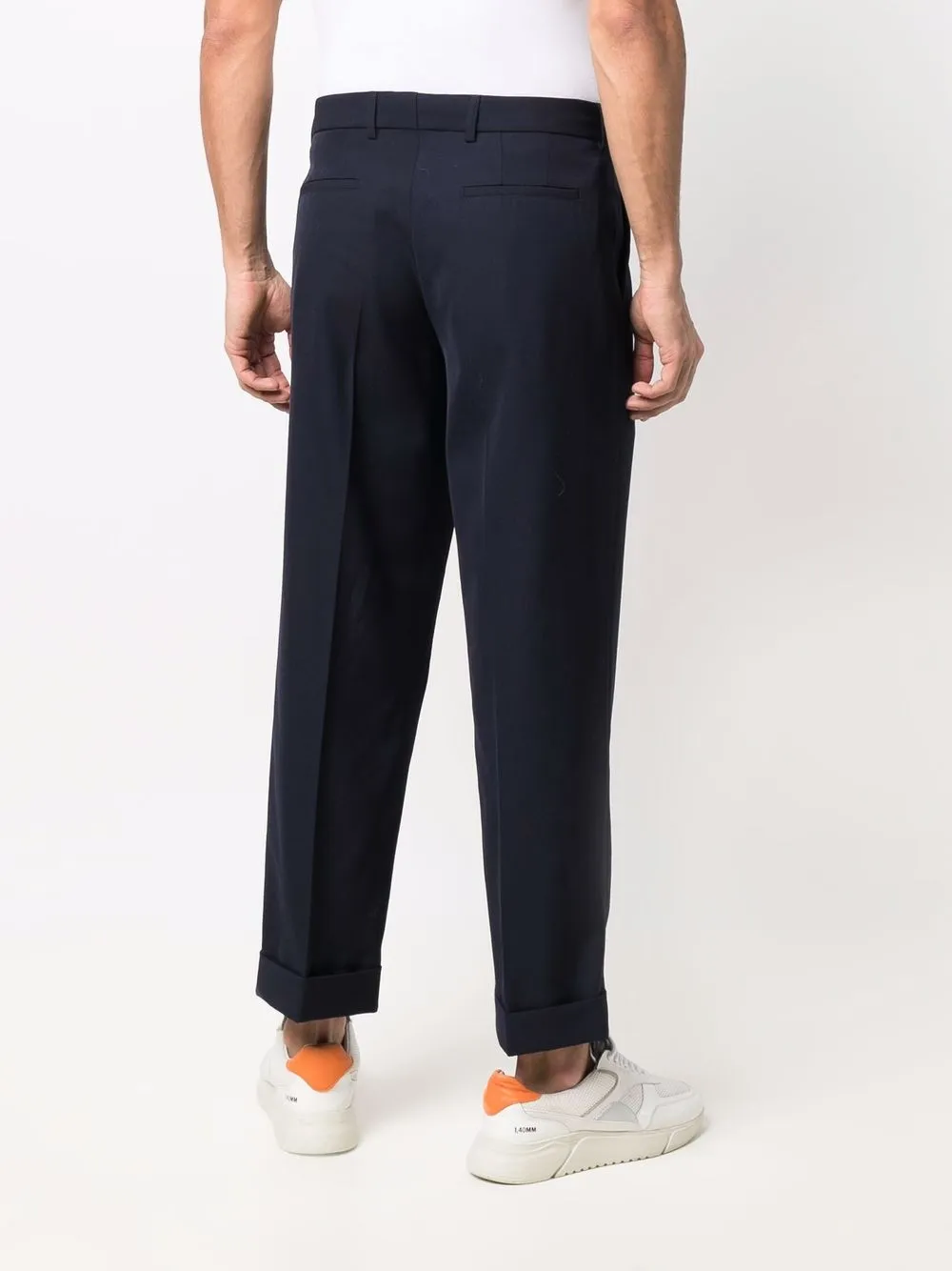 A.P.C. Cropped pantalon Blauw