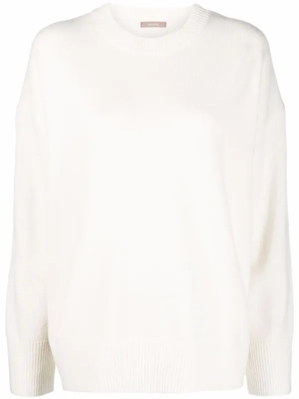 12 STOREEZ Heart Motif crew-neck Jumper 
