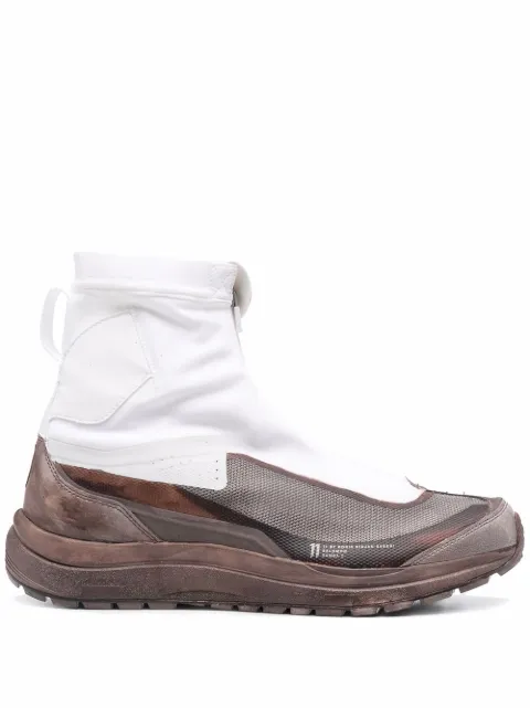 11 By Boris Bidjan Saberi panelled high-top sneakers 