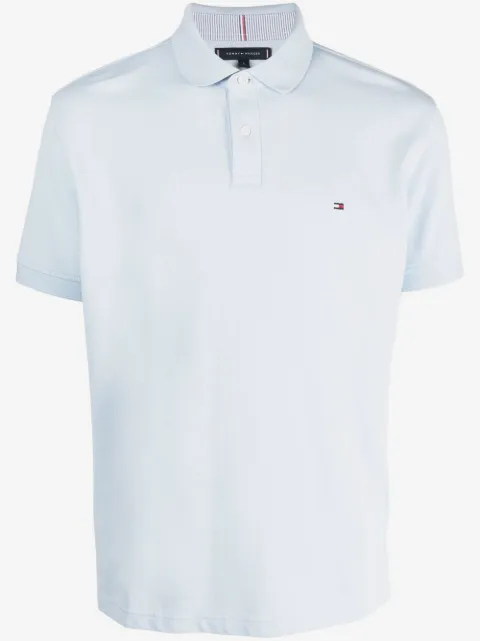 Tommy Hilfiger logo-patch polo shirt