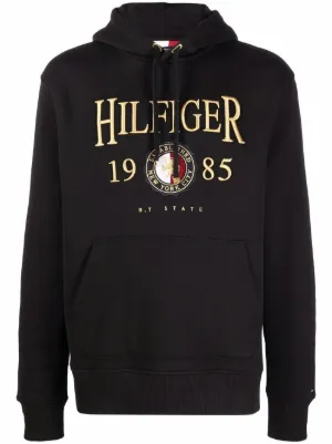 Tommy hilfiger sale black logo hoodie