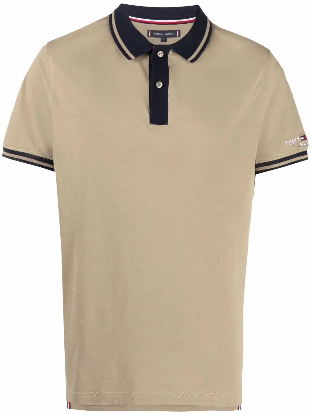 

Tommy Hilfiger playera tipo polo con logo bordado - Verde