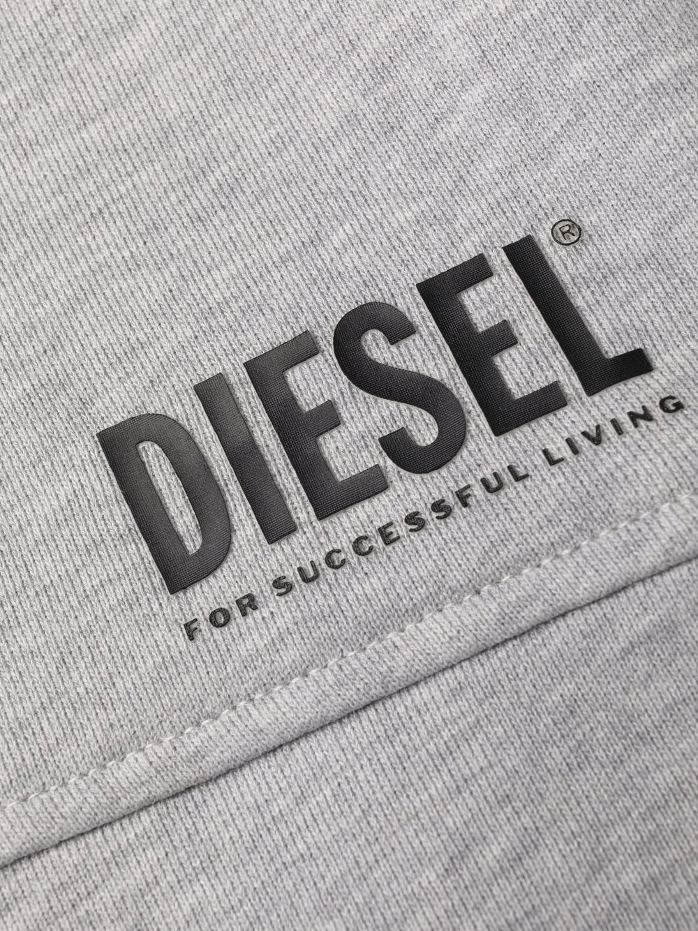 фото Diesel меланжевая толстовка с логотипом