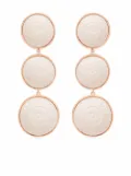 Cameo & Beyond Rosa drop earrings - Pink