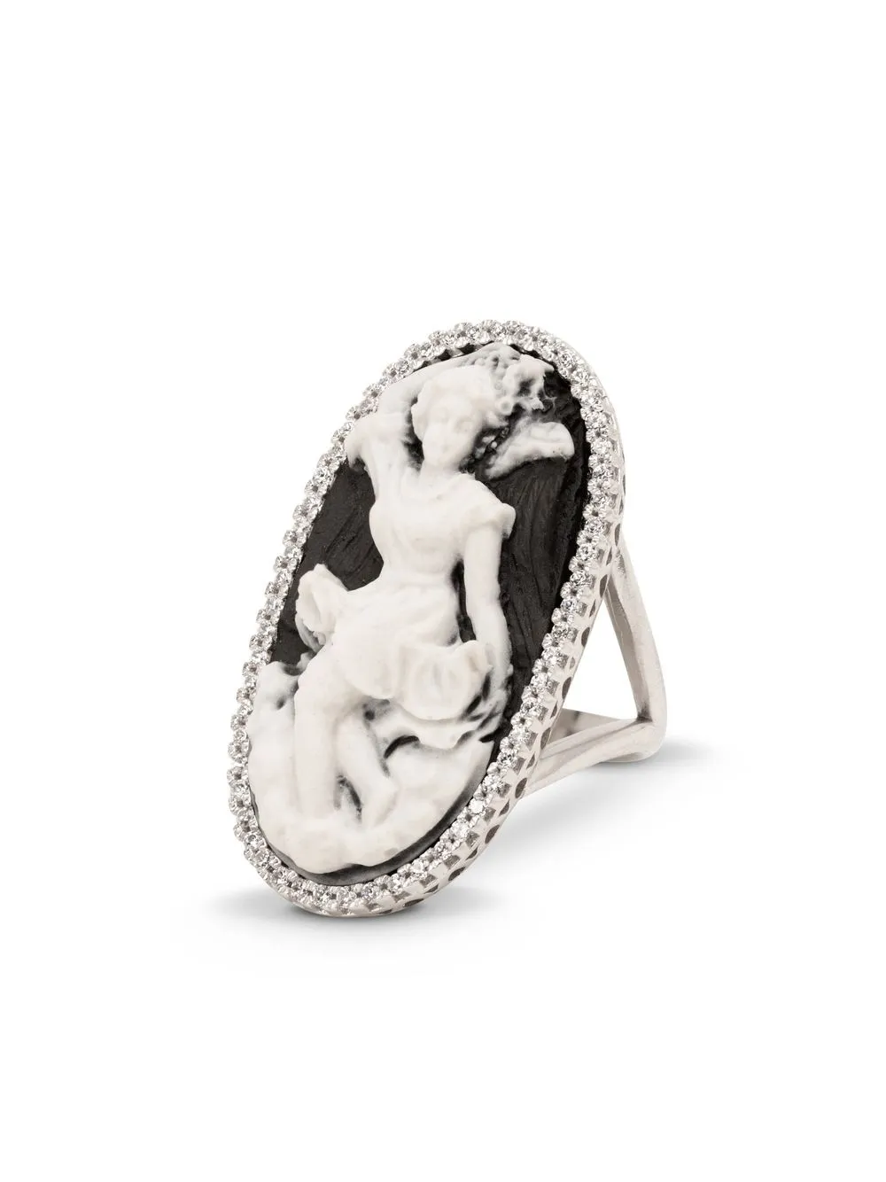 Cameo & Beyond anillo Cupids Playing Trumpet | Image 2