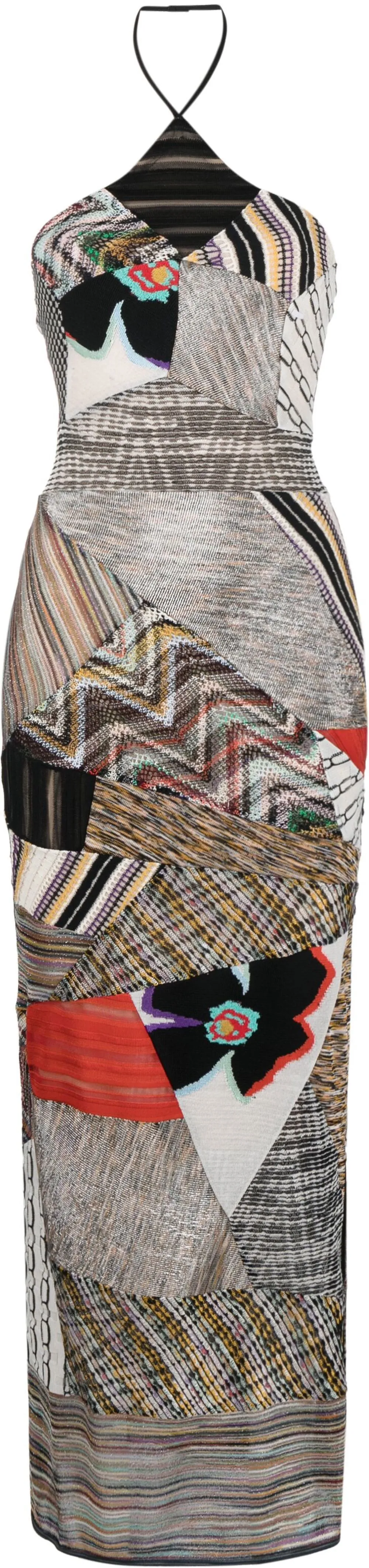 MISSONI ALL-OVER GRAPHIC-PRINT MAXI DRESS