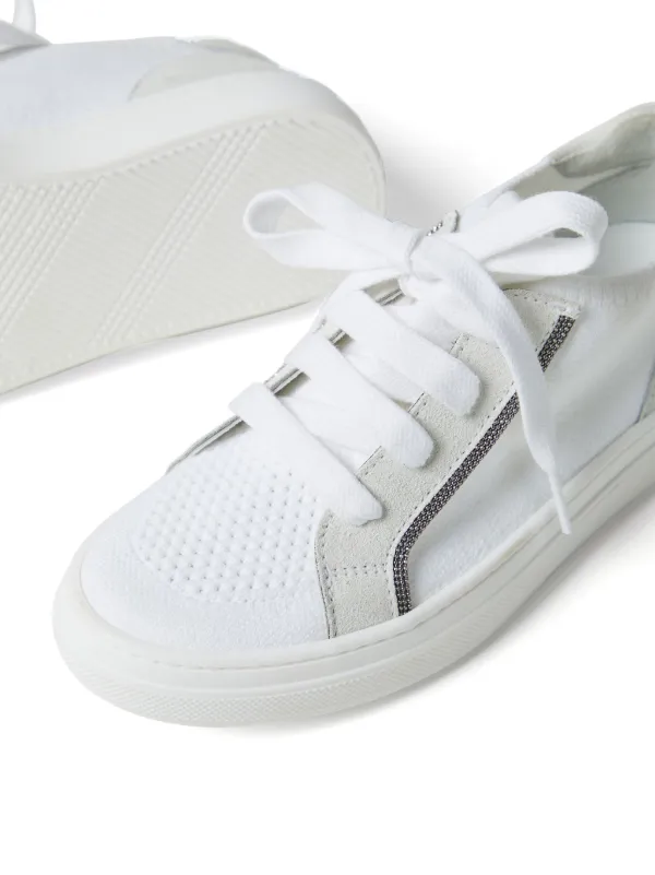 BRUNELLO CUCINELLI ブルネロクチネリ スニーカー キッズ Brunello Cucinelli Kids レースアップ スニーカー 通販 - FARFETCH