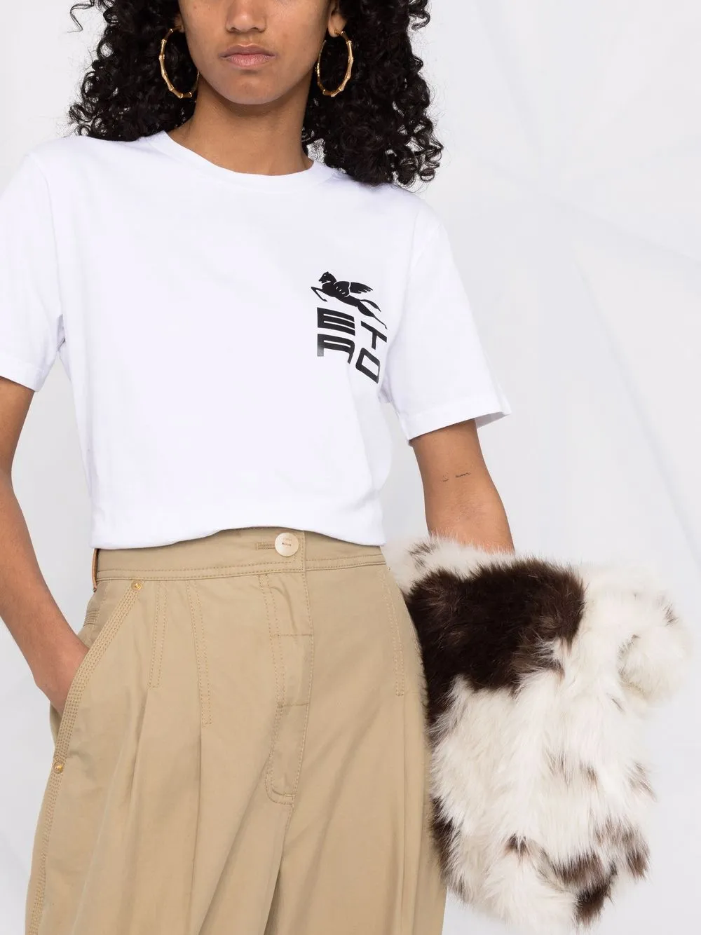 фото Etro футболка с логотипом