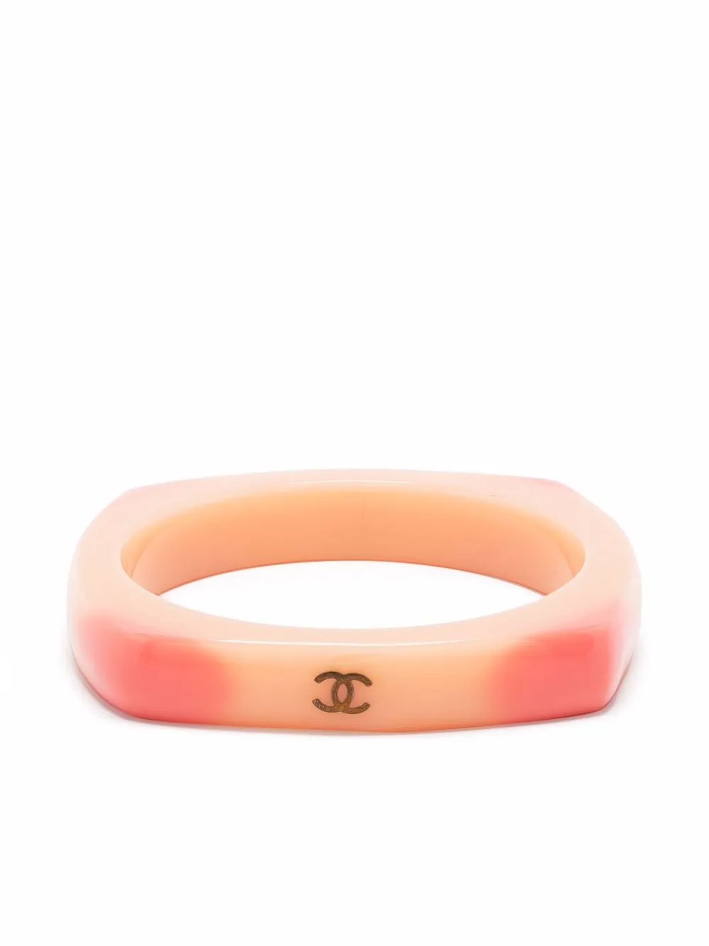 фото Chanel pre-owned браслет-бэнгл 2010-х годов с логотипом cc