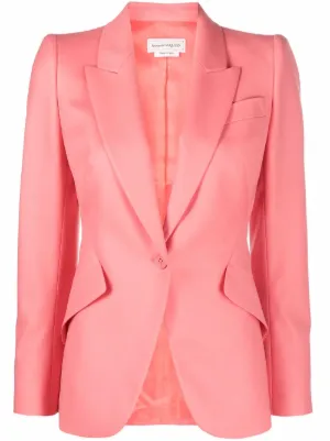 pink designer blazer