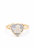 Cameo & Beyond cherub heart ring - Gold