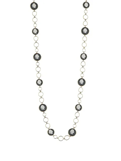 Cameo & Beyond Profile Of Women circular necklace