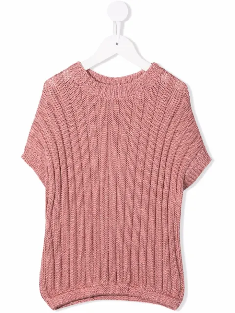 Brunello Cucinelli Kids ribbed knit sweater
