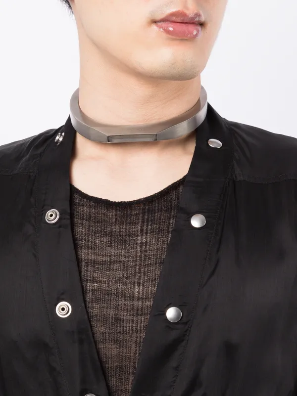 Rick Owens Solid Choker Necklace - Farfetch