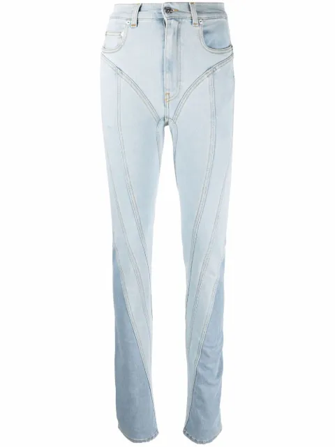Mugler high-waisted skinny jeans 
