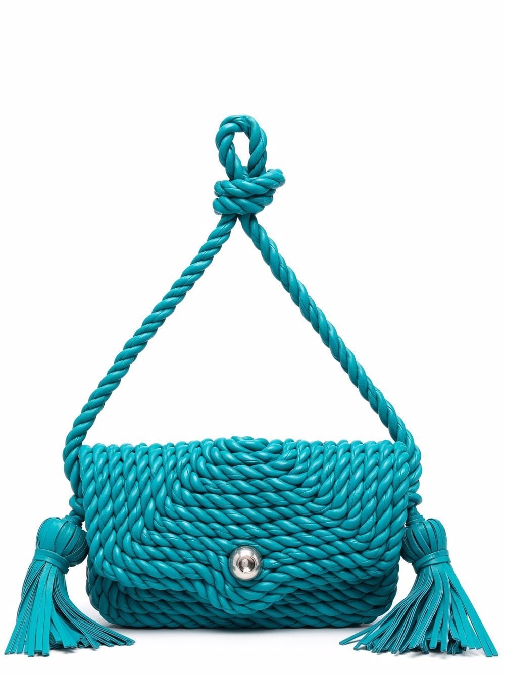 фото Bottega veneta плетеная сумка на плечо torchon