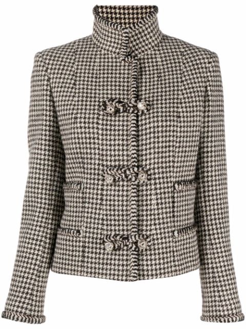 chanel houndstooth jacket