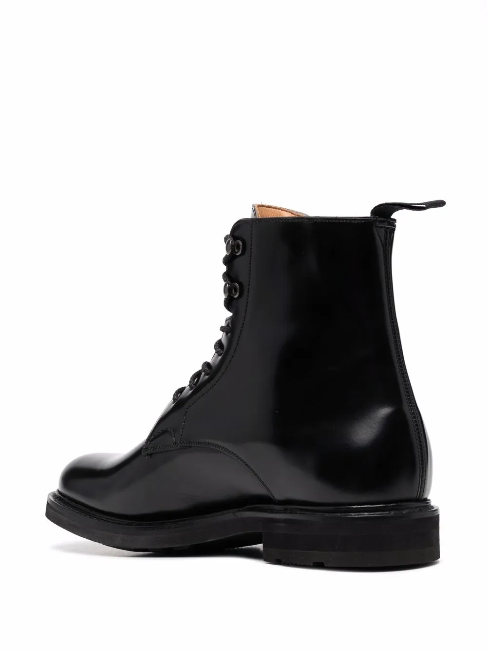 Church's Wootton LW leren veterlaarzen Zwart